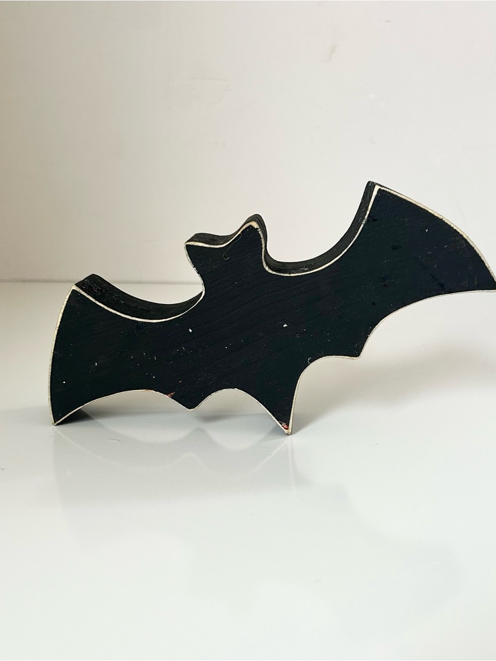 Handmade Wooden Bat Cutout Halloween Decor